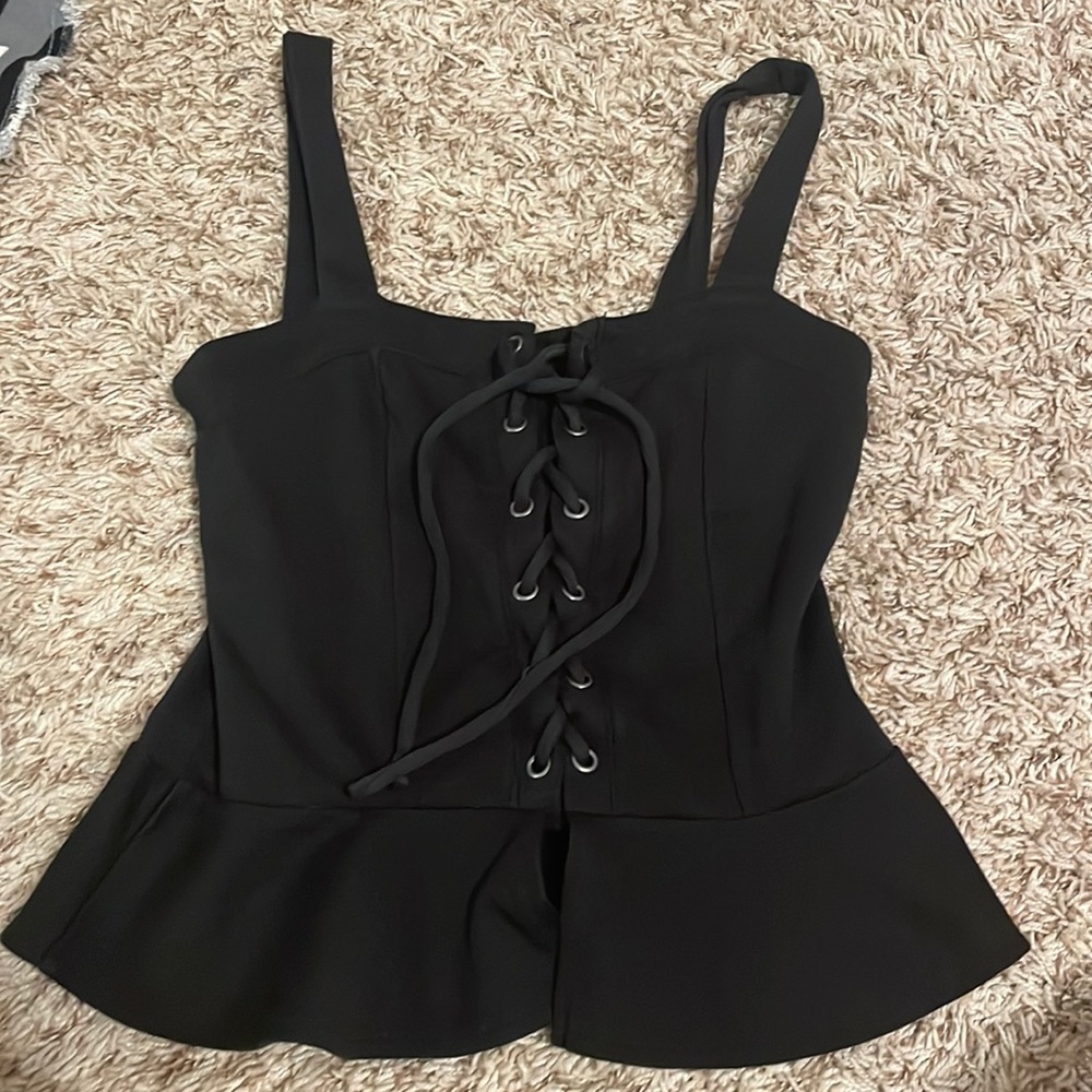 Aeropostale corset cropped tank